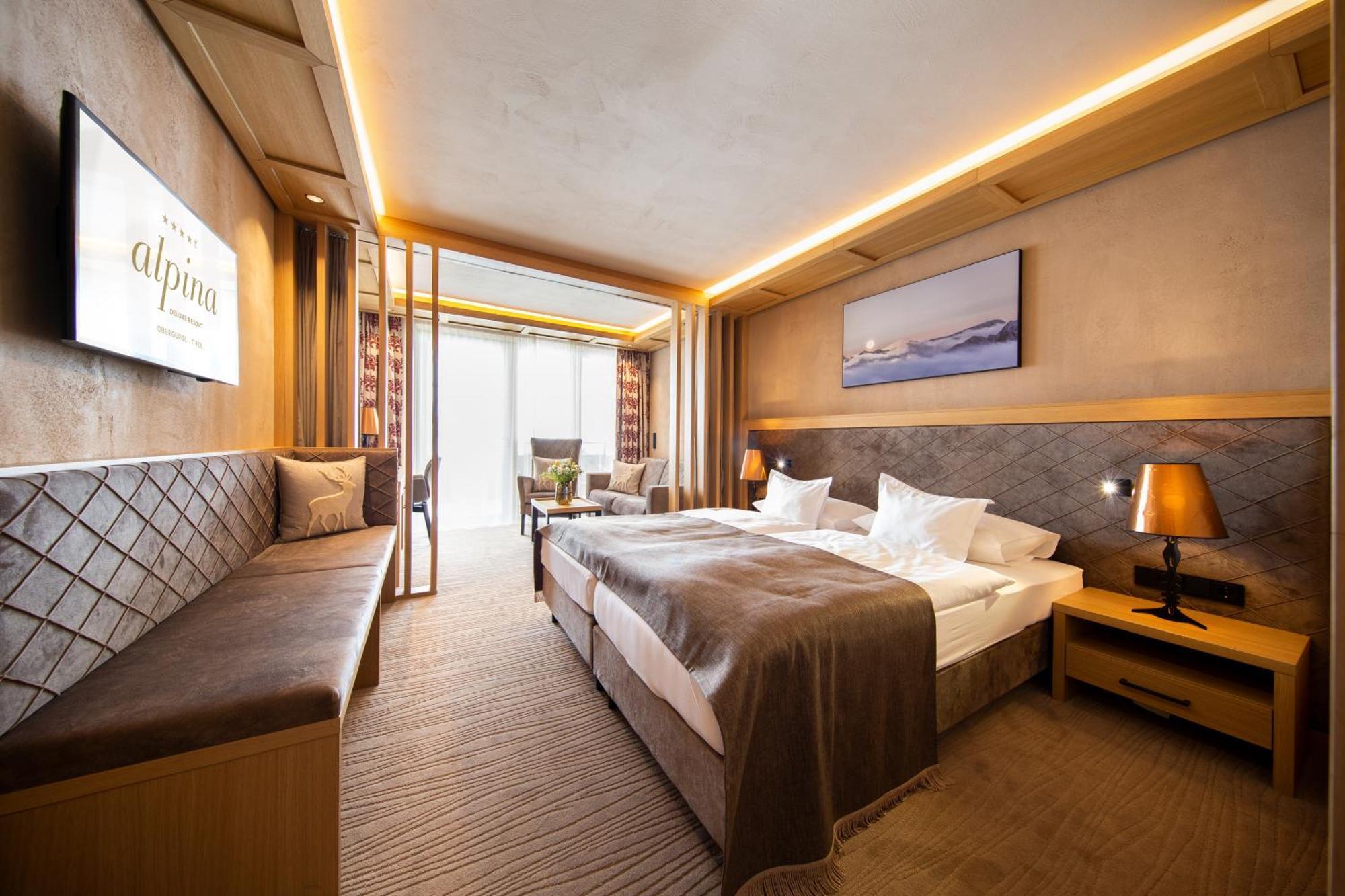 Hotel Alpina Deluxe Обергургль Экстерьер фото